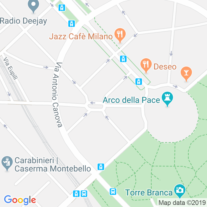 CAP di Largo Monsignor Giuseppe Bicchierai a Milano