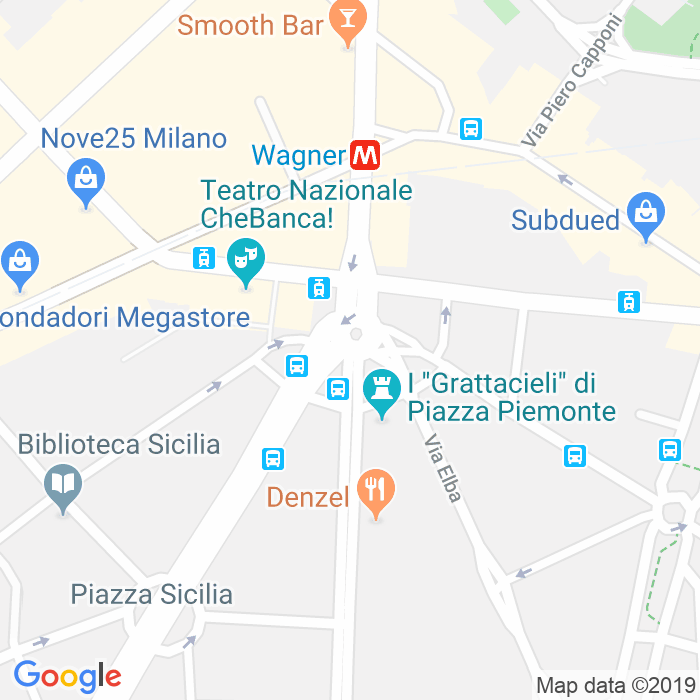 CAP di Piazza Piemonte a Milano