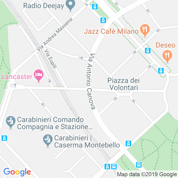 CAP di Via Abbondio Sangiorgio a Milano