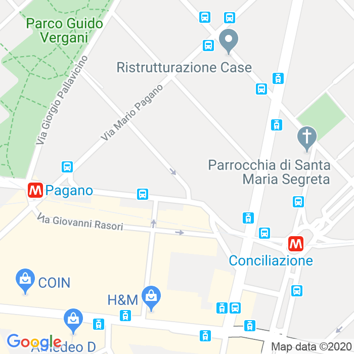 CAP di Via Alberto Da Giussano a Milano
