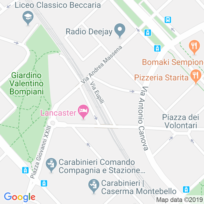 CAP di Via Eupili a Milano