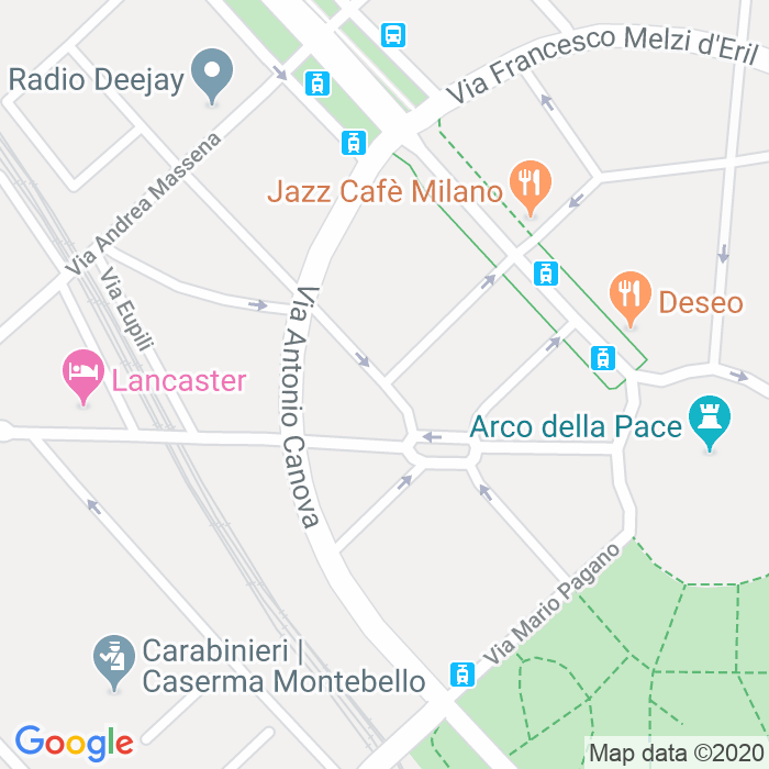 CAP di Via Francesco Domenico Guerrazzi a Milano