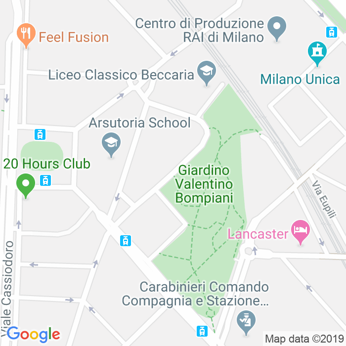 CAP di Via Luca Comerio a Milano