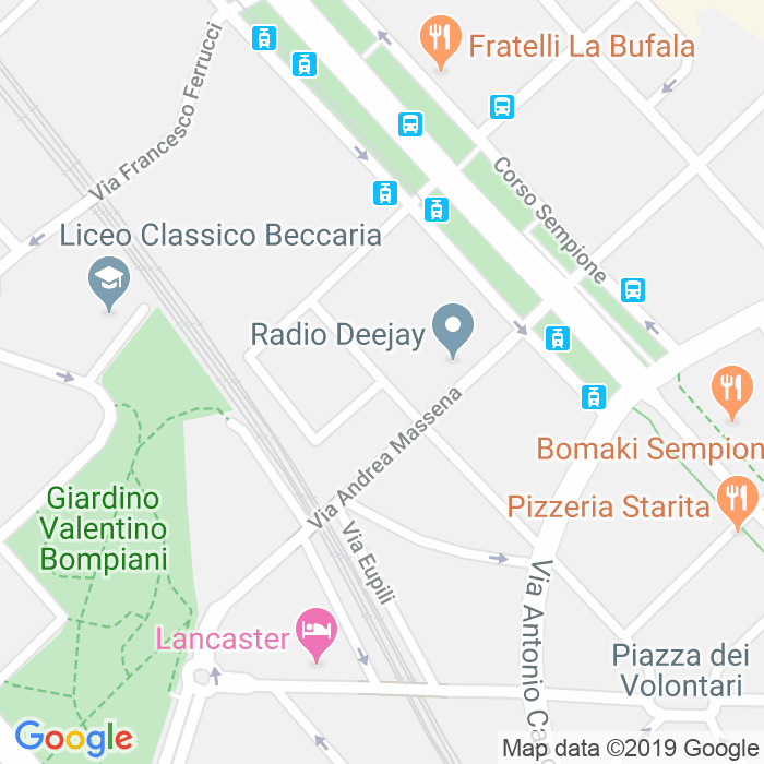 CAP di Via Marcello Pucci a Milano