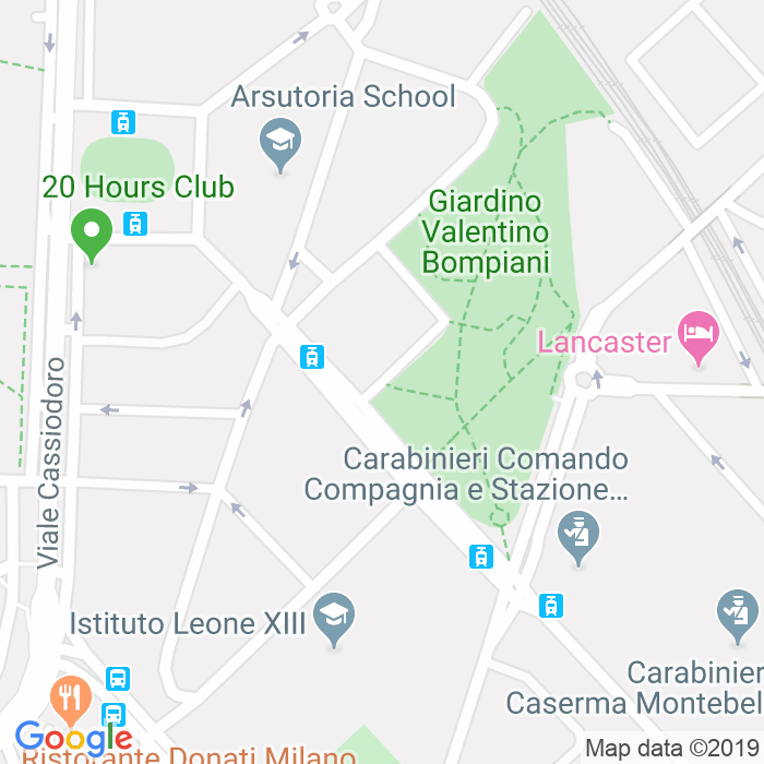 CAP di Via Rita Tonoli a Milano