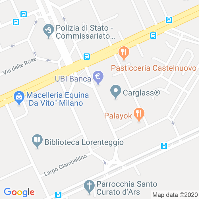 CAP di Largo Dei Gelsomini a Milano