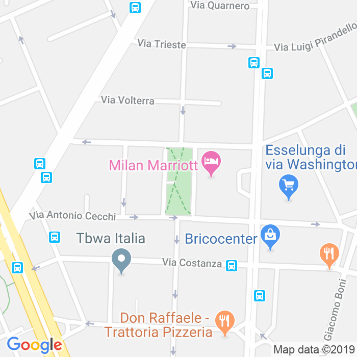 CAP di Piazza Carlo Irnerio a Milano