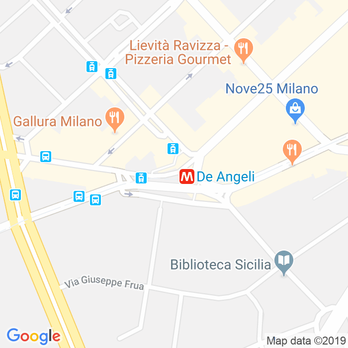 CAP di Piazza Ernesto De Angeli a Milano