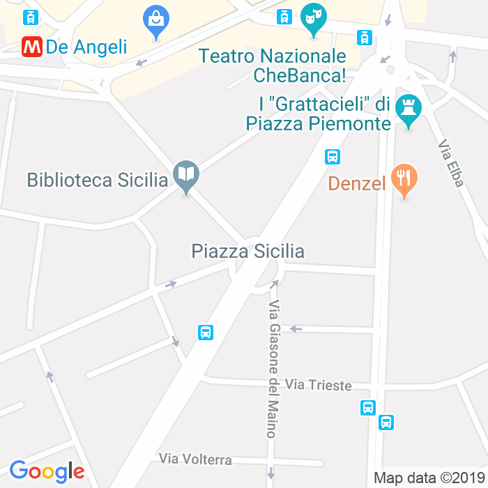 CAP di Piazza Sicilia a Milano