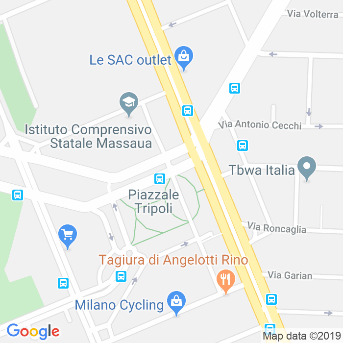 CAP di Piazzale Tripoli a Milano