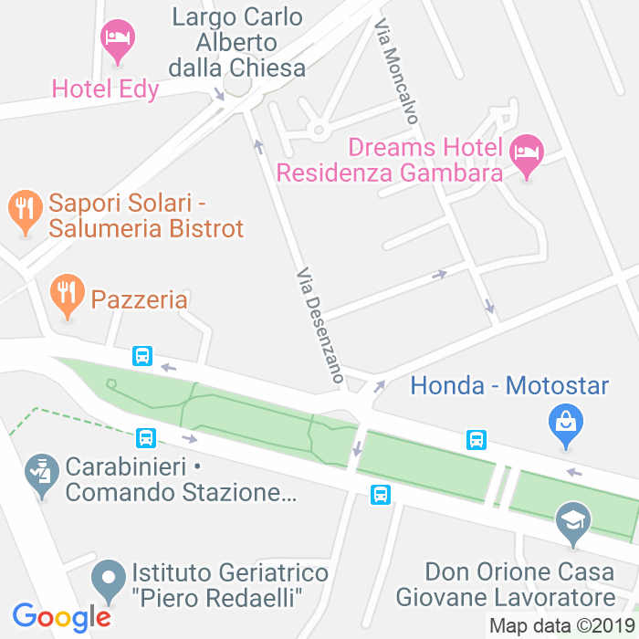 CAP di Via Desenzano a Milano
