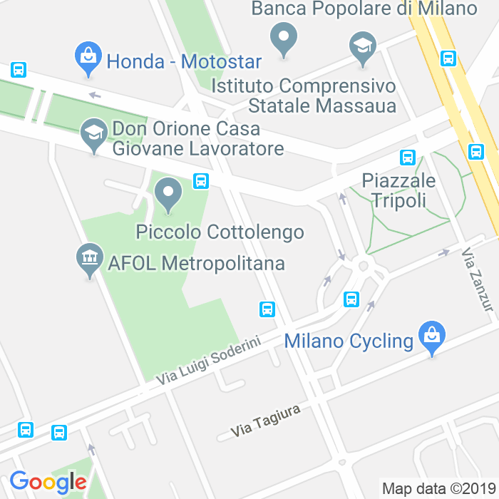CAP di Via Fezzan a Milano