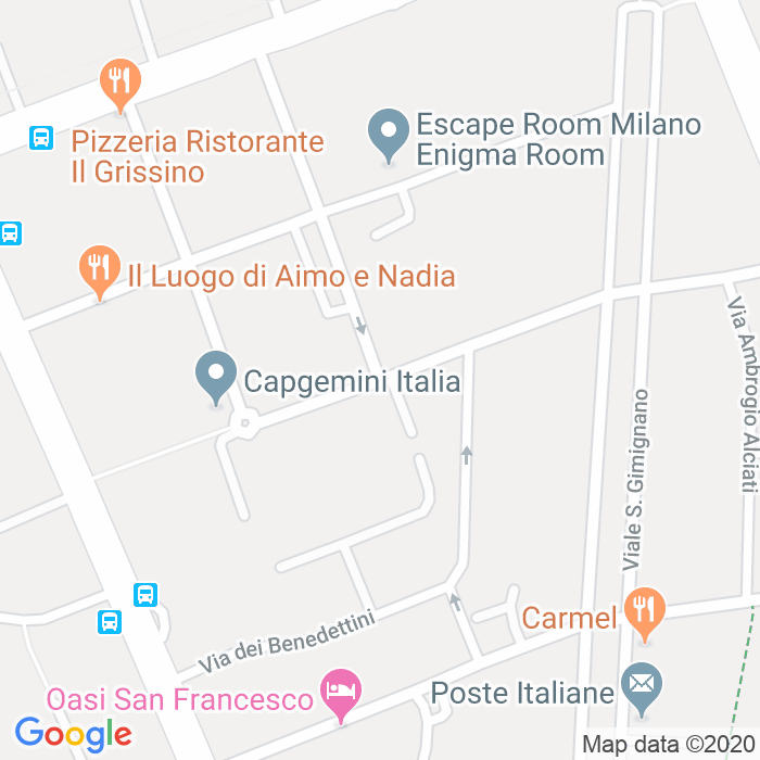CAP di Via Gio'Ponti a Milano