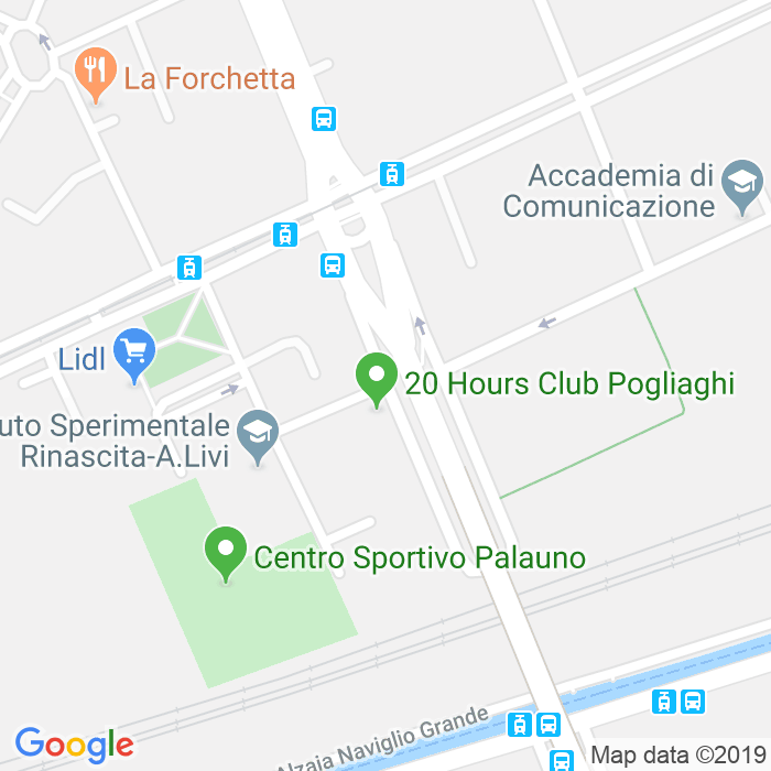 CAP di Via Lodovico Pogliaghi a Milano