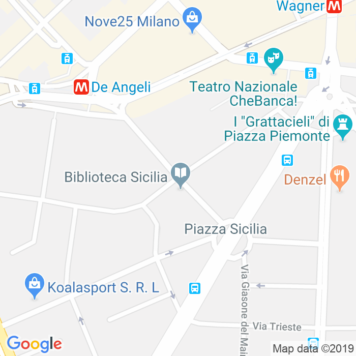 CAP di Via Luigi Sacco a Milano