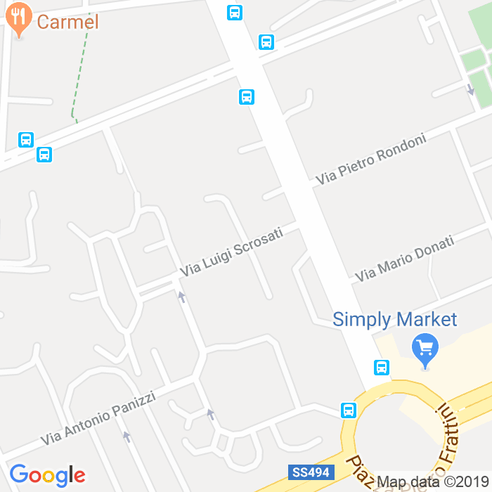 CAP di Via Luigi Scrosati a Milano
