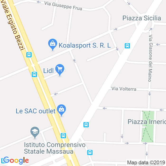 CAP di Via Malachia Marchesi De Taddei a Milano