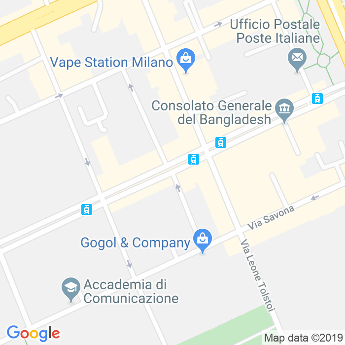 CAP di Via Massimo Gorki a Milano
