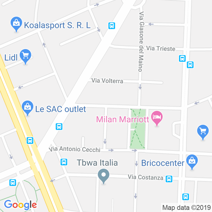 CAP di Via Pietro Cavalcabo a Milano
