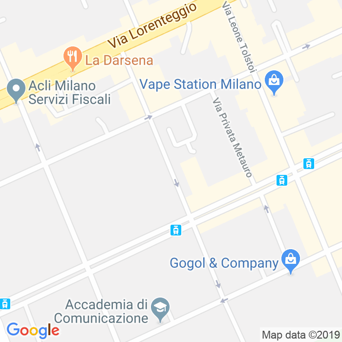 CAP di Via Tito Vignoli a Milano