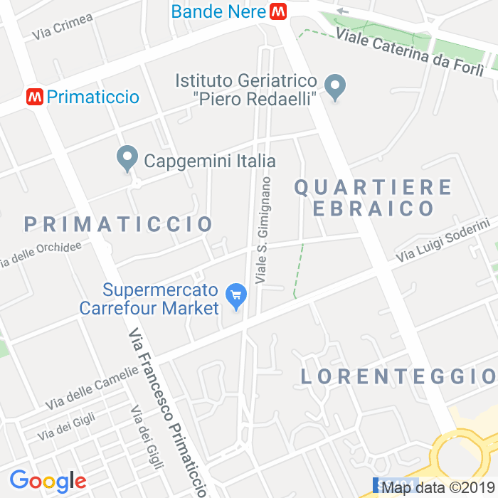 CAP di Viale San Gimignano a Milano