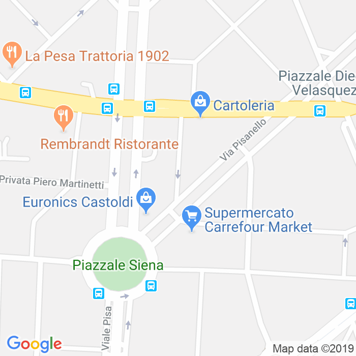 CAP di Via Alberto Durer a Milano