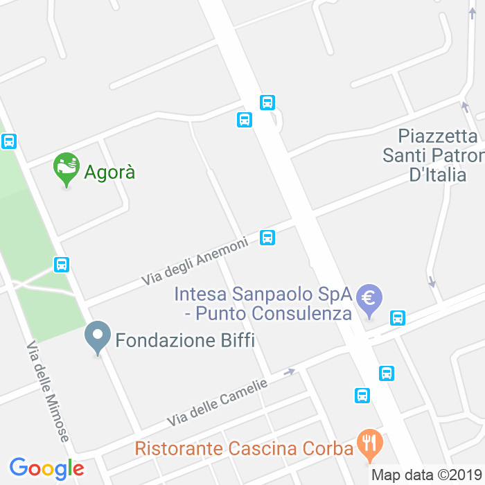 CAP di Via Degli Anemoni a Milano