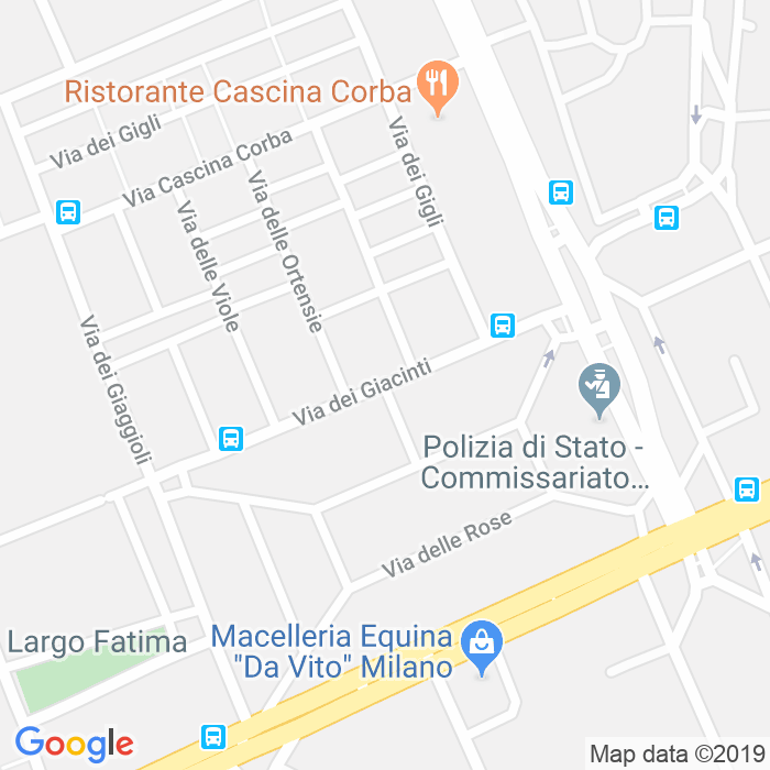 CAP di Via Dei Garofani a Milano