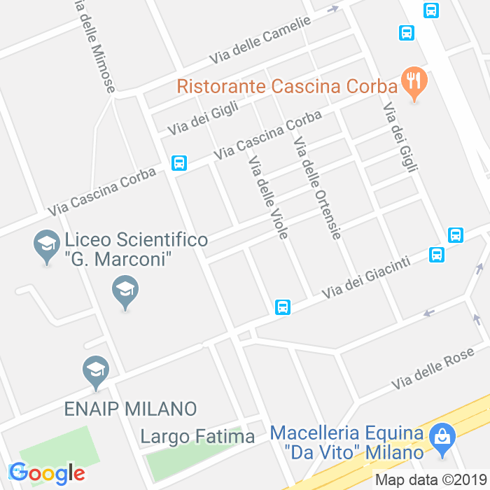 CAP di Via Dei Mughetti a Milano
