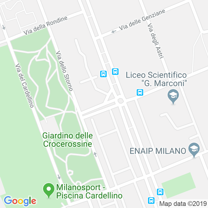 CAP di Via Del Lucarino a Milano