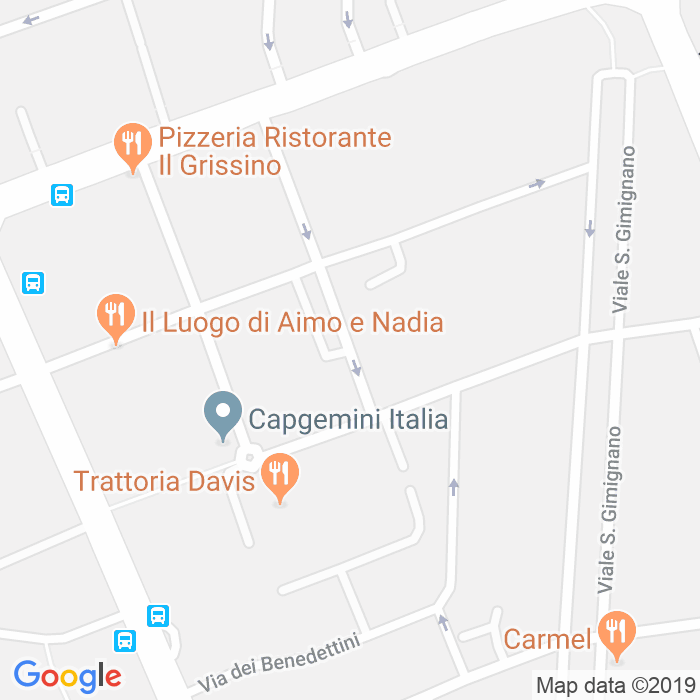 CAP di Via Filippo Severoli a Milano