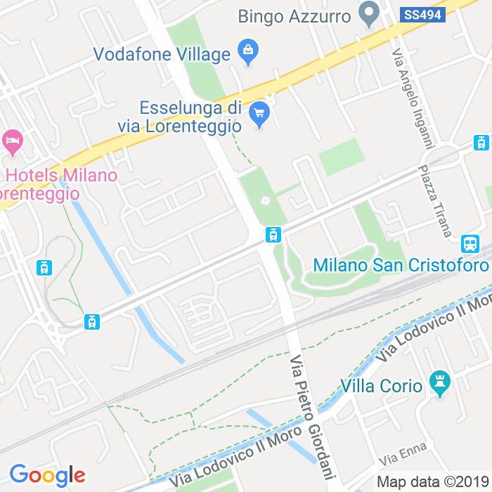CAP di Via Francesco Gonin a Milano