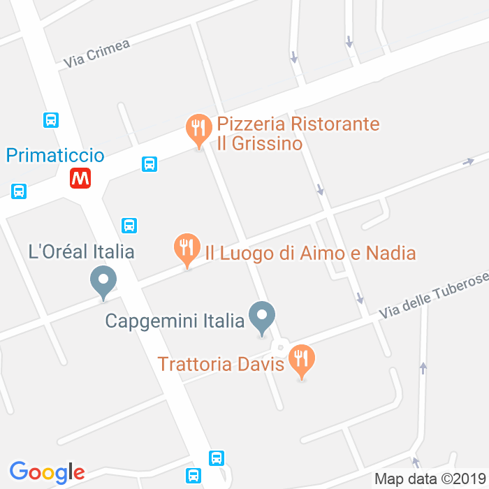 CAP di Via Marcello Nizzoli a Milano