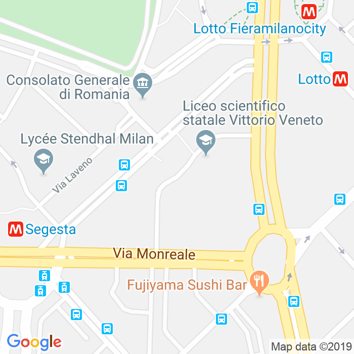 CAP di Via Angelo De Vincenti a Milano