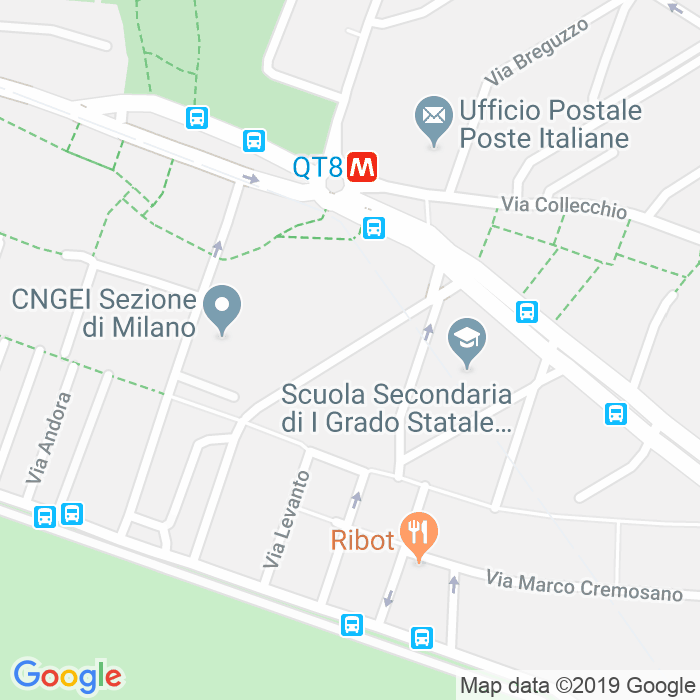 CAP di Via Cascina Mojetta a Milano