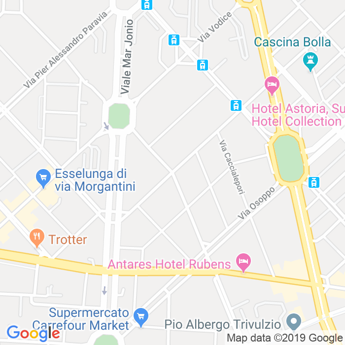 CAP di Via Daniele Ricciarelli a Milano