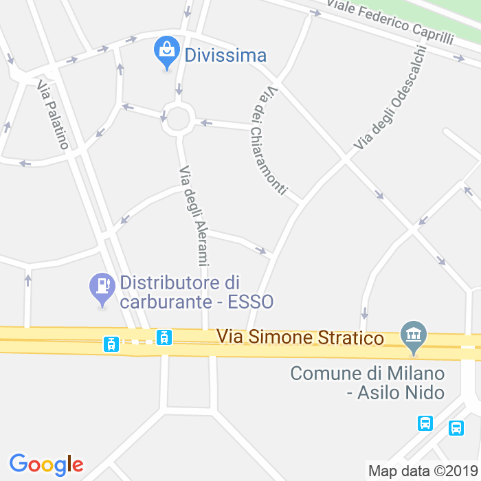 CAP di Via Degli Erizzo a Milano