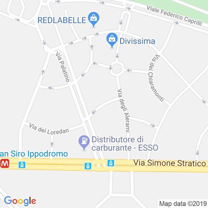 CAP di Via Dei Gradenigo a Milano