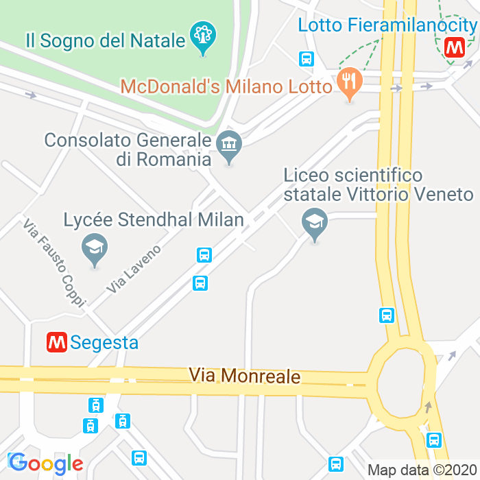 CAP di Via Gavirate a Milano