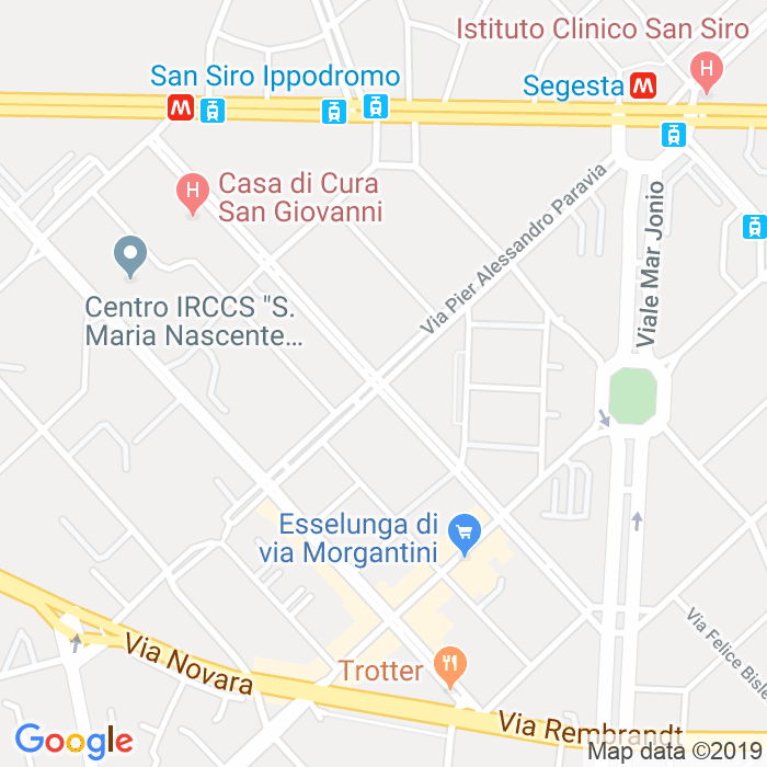 CAP di Via Matteo Civitali a Milano