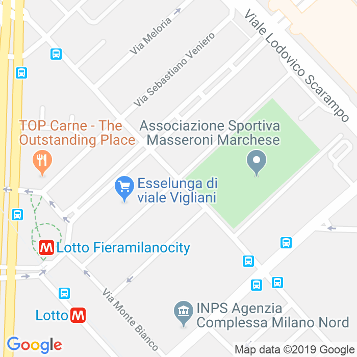 CAP di Via Paolo Uccello a Milano