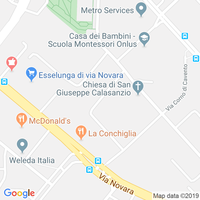 CAP di Via Passo Di Fargorida a Milano