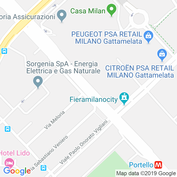CAP di Viale Lodovico Scarampo a Milano