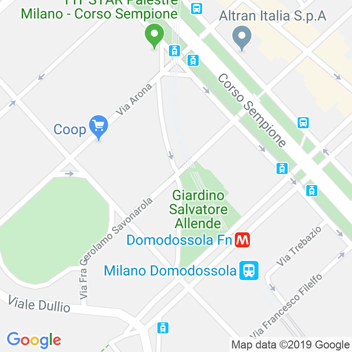 CAP di Via Corleone a Milano