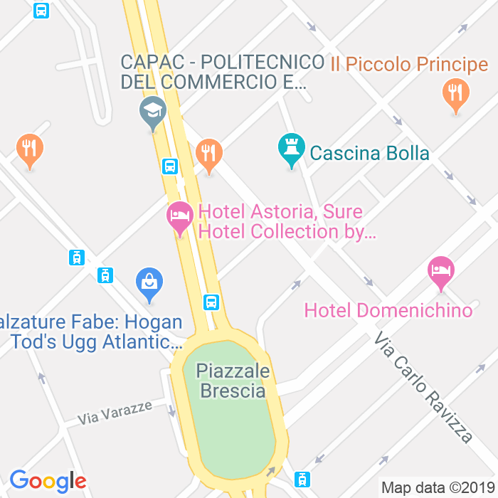 CAP di Via Donato Montorfano a Milano