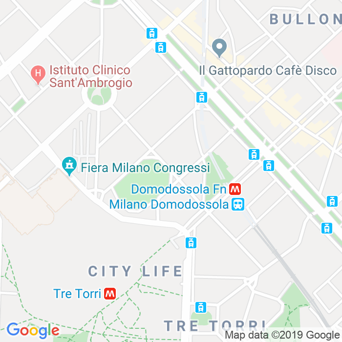 CAP di Via Giovanni Da Procida a Milano