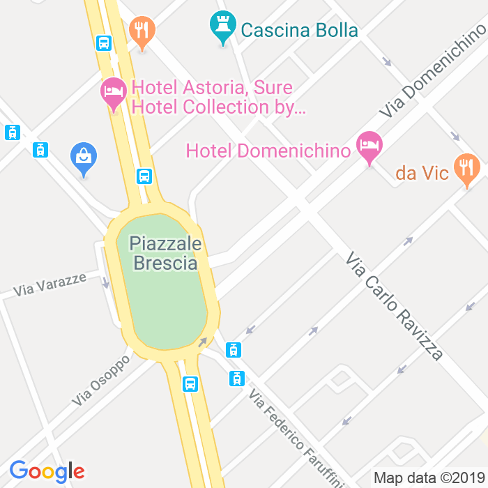 CAP di Via Lorenzo Di Credi a Milano
