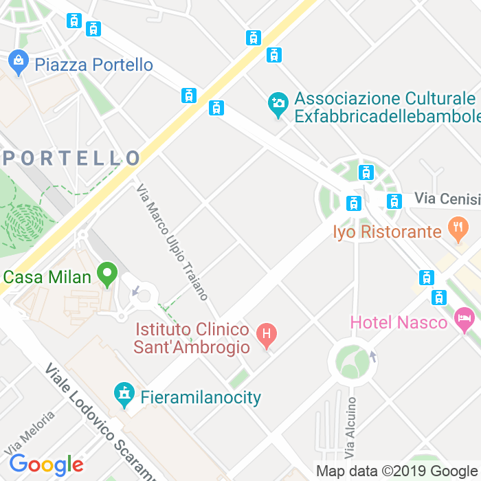 CAP di Via Marco Antonio Colonna a Milano