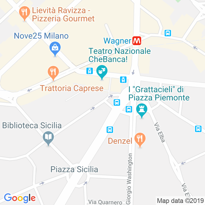 CAP di Via Seprio a Milano