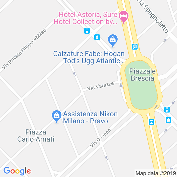 CAP di Via Varazze a Milano